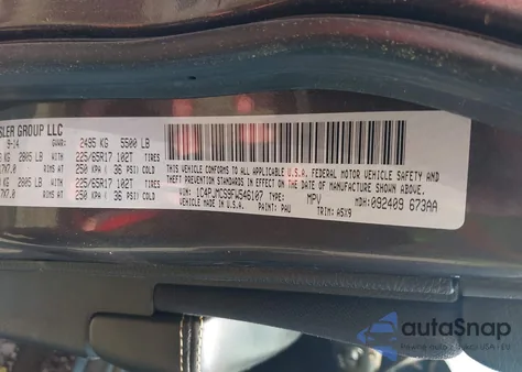 2015 Jeep Cherokee Latitude from USA, damaged, VIN 1C4PJMCS9FW546107